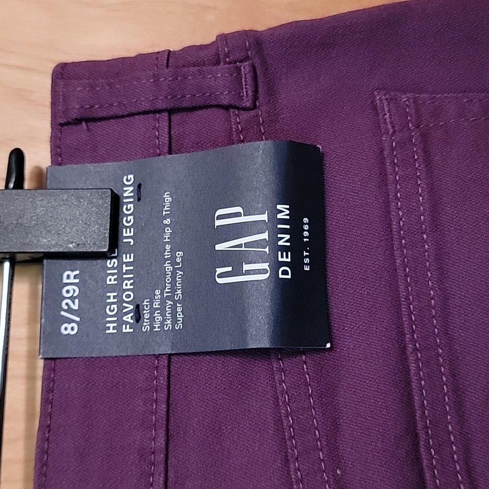GAP High Rise Favorite Jeggings Size 8/29 R - Picture 4 of 7